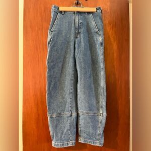 Everlane Utility Barrel Blue Denim Jeans